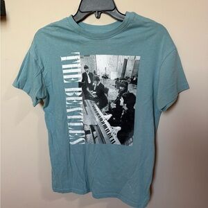 The Beatles Graphic Men's Blue T-Shirt